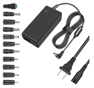 24V 2.5A Power Supply Adapter Charger Kabel untuk Pohon Natal LED Strip Cahaya, Vizio Soundbar, Printer Zebra