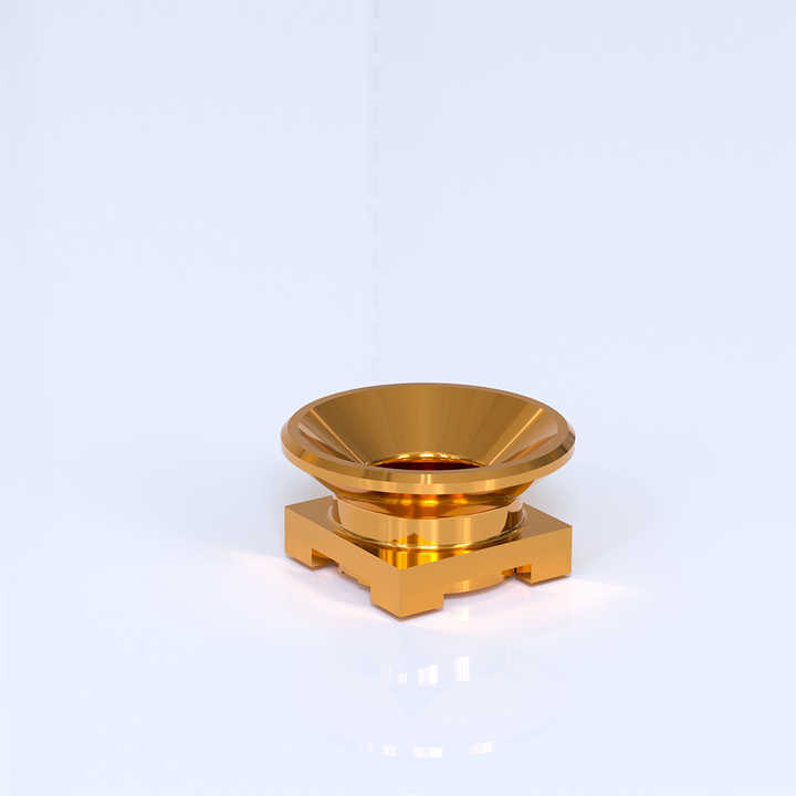 Adaptador de conector RF subminiatura SMP de 50 ohmios, conector coaxial que ahorra espacio para diseño de circuitos