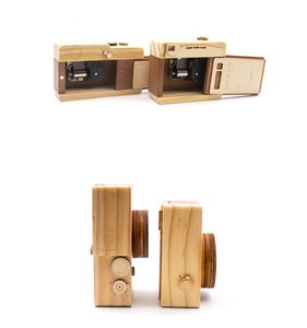 Boîtes à musique en bois pour caméra Boîte à musique rétro en bois classique <span class=keywords><strong>mélodie</strong></span> mécanique Cadeau musical spécial pour les amis Fête d'anniversaire en famille - Product Image 6