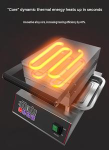 Machine à gaufres de haute qualité, antiadhésive, pour gâteaux aux œufs, électrique, de forme longue, 220V, certifiée CE - Product Image 4