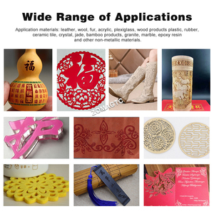 Máquina de grabado láser de piedra de granito, vidrio acrílico, Mini Co2 1390, corte y máquina de grabado láser para madera - Product Image 5