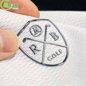 Patch thermocollant 3D en relief sans décollement, étiquette de vêtement gaufrée, or métallique, personnalisé, à repasser pour vêtements - Product Image 4