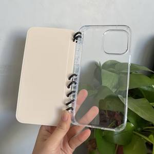 Personalizado Premium UV impresión vacía DIY patrón claro TPU suave teléfono móvil libro caso para iPhone 16 17 Pro Max caso a granel al por mayor - Product Image 1