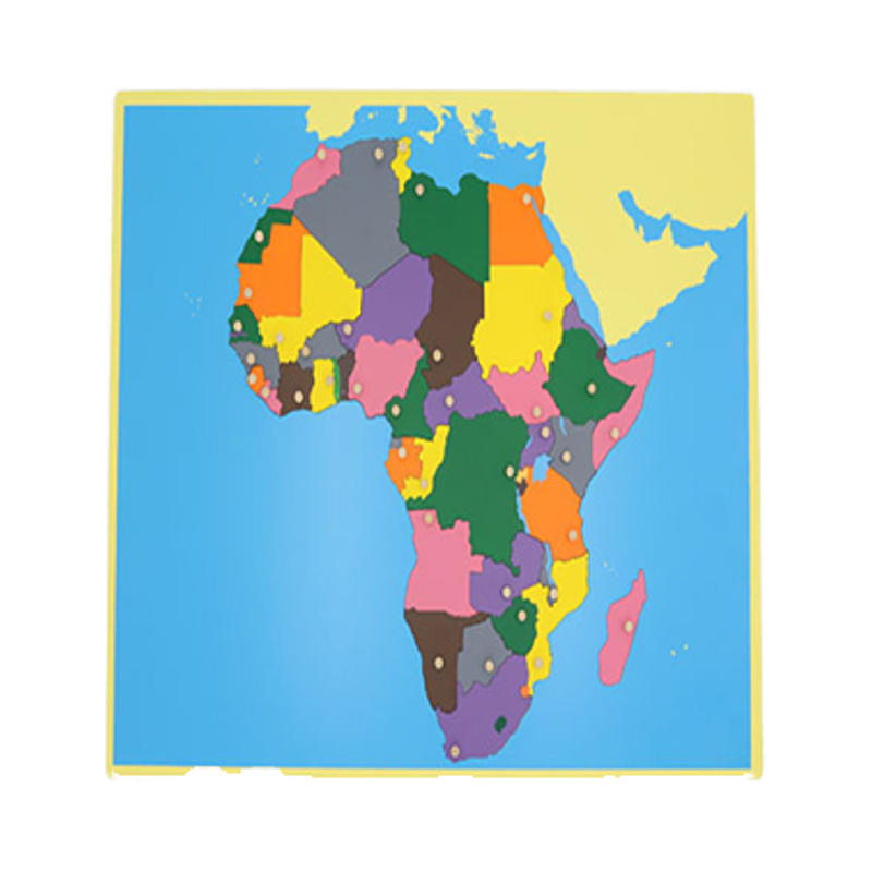 Montessori Material Educational Toy Puzzle Map