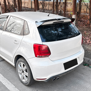 Volkswagen Rear Spoiler Piano Black Carbon Fiber Texture ABS Trunk Wing For Polo MK5 6R 6C 2009-2017 - Product Image 2