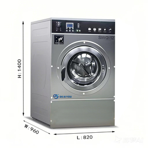 OKAIYOU Commercial Stainless Steel Laundry Washing Machine With Coin Slot for Laundromats Washing Machine With Coin Slot - Product Image 4