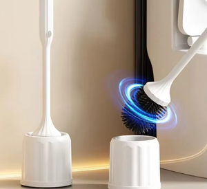 Electric Toilet <b>Brush</b> 360 Degree Rotating Cleaning <b>Brush</b> Long Handle Self Cleaning Portable Bathroom Cleaner - Product Image 1