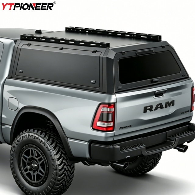 2024 2025 2026 Dodge RAM 1500 2500 3500 Pickup 5'7" 6'4" Bed Smart Cap Aluminum Hardtop Camper Shell Ute Topper Truck Canopy