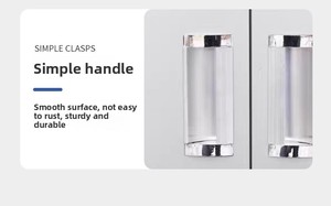 Armoire <span class=keywords><strong>de</strong></span> rangement verticale en métal avec serrure à clé, tiroirs réglables personnalisés pour la maison, le bureau, l'école, écologique et durable - Product Image 2