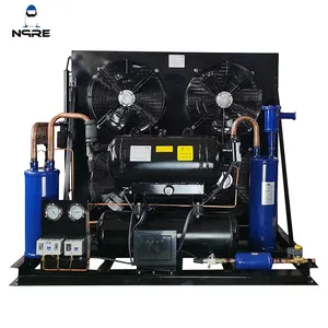 15HP 최고 질 공장 열려있는 유형 일폭 집광 기계 냉각 압축기 단위
