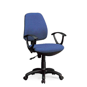   Silla de oficina azul, giratoria, con altura ajustable y reposabrazos, para uso en el hogar y la oficina. - Product Image 4
