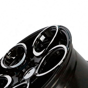 Flrocky Llantas de aleación de trébol de tamaño completo Modificación 17 pulgadas con remaches 4 5 Lugs Labio mecanizado Trébol de cuatro hojas Off Road - Product Image 4