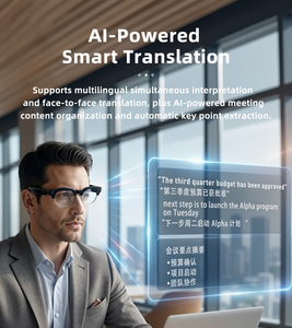 Gafas Inteligentes con IA y Protección Anti Luz Azul, 8MP, 1200P HD, 40 Minutos de Video, Asistente de Voz DeepSeek, Traducción por IA, Audio de Oído Abierto, ENC - Product Image 3
