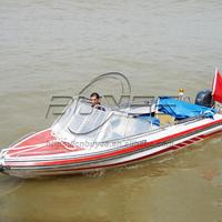 Bateau de pêche bon marché bateau de pêche en fibre de verre yacht 17.6ft/5.38M bateau de sport à grande vitesse à vendre