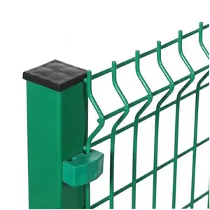 Sıcak Panel çit çin üretimi beton takviye dayanıklı 3D Metal demir ücretsiz vinil kaplı örgü çit bahçe çiftlik 3d çit