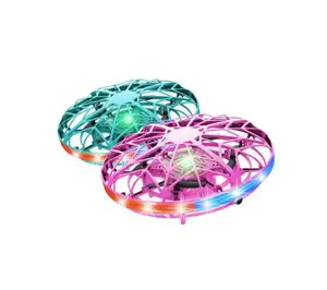 Anti-Collision Vliegende Bal Ufo Speelgoed Mini Drone Met Led Licht Handbediende Sensor Inductie Suspension Rc Vliegtuigen Kid gift Rtf