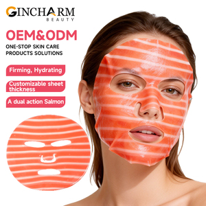<span class=keywords><strong>Masque</strong></span> facial anti-âge au collagène de saumon en gros avec acide hyaluronique et vitamine C, raffermissant et hydratant, logo personnalisé, tous types de peau - Product Image 1