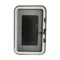 Porte en aluminium verrouillée à 2 points pour caravane, remorque, camping-car, camping-car, porte 750*1150mm
