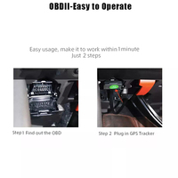 Envío rápido ST19 4G OBD Car GPS Tracker Mini Localizador de vehículos Fácil instalación con función de encendido virtual