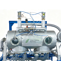 Machine de moulage EPS à commande PLC automatique, haute efficacité et économie d'énergie, avec pompe et moteur 220V, pour la fabrication de boîtes d'isolation en mousse et de plateaux de livraison