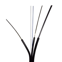 Cable de fibra óptica para exteriores Ftth Multicore 2 4 6 Core 2 Core Ftth Fiber Drop Cable 2 Core