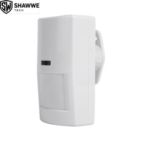 Detector de Movimiento Dual con Cable para Interiores, PIR+Microondas, Inmune a Mascotas de 25 kg, Sensor de Alarma de Seguridad Anti-interferencias