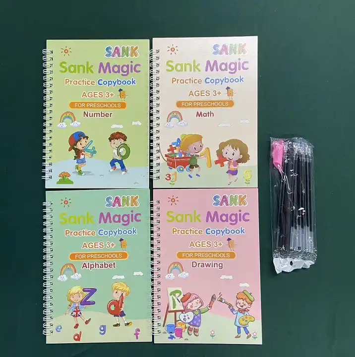 Sank Magic Practice Copybook, Kids Writing Practice Books