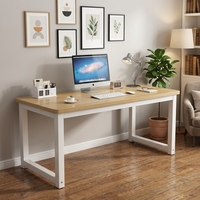 Bureau d'ordinateur ergonomique moderne en bois pour la maison, le bureau, les étudiants et les salles informatiques