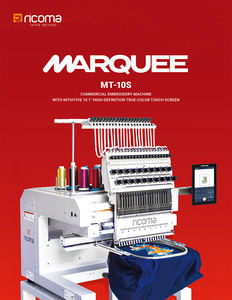 <strong>RiCOMA</strong> 15 Needle <strong>Embroidery</strong> <strong>Machine</strong> Computerized with 2 Head <strong>Used</strong> for Caps and Clothes High Speed MT Series - Product Image 2