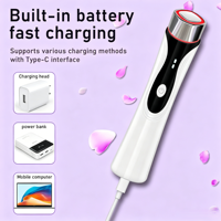Appareil de beauté à induction par chaleur pour la maison, massage par vibration, nettoyage en profondeur, machine de soin du visage avec batterie intégrée