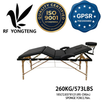 Lits de massage pliants réglables de haute qualité à 4 sections, personnalisables avec logos, pour salons de beauté, salons et chambres à coucher