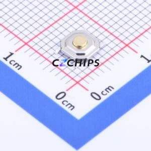 TS5216A Tactile Switch SMD-4P,5.2x5.2mm Switch Single Pole Single Throw Round Button 2.5N Vertical Mount - Product Image 1