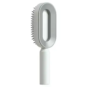 High Quality Hair Combs Hair Lint Remover Brush With Self-cleaning Base 3d Quick Self Cleaning Hair Brush For Women