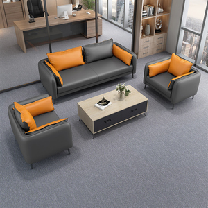 Juego de Sofás Ejecutivos de Cuero Moderno y Lujoso con Funciones Reclinables para Oficina en Casa, Sala de Estar y Dormitorio - Uso Comercial - Product Image 4