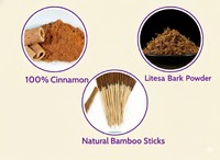Bâtons d'encens à la cannelle biologique de qualité supérieure de 30 cm, longue durée, aromathérapie naturelle, parfum aromatique artisanal, écologique, parfum d'ambiance pour la maison