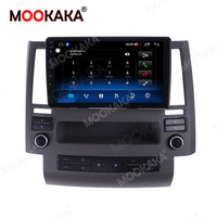 Radio para Auto con Sistema Android, Reproductor Multimedia, GPS, Pantalla Táctil, 6GB+128GB, para Infiniti FX35 2003 2004 2005 2006 2007