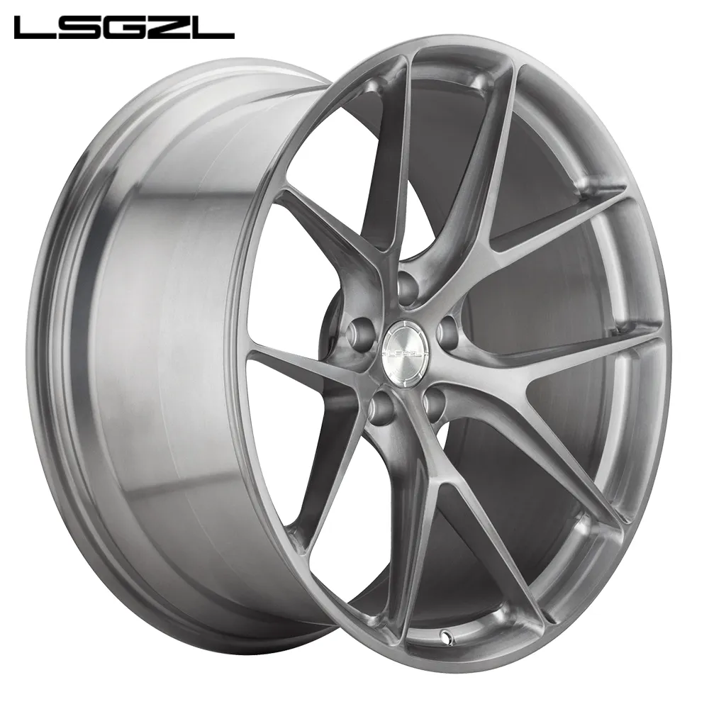 Forged customized size data matte black color 5 hole rim 16'' 17'' 18'' 19'' 20'' 21'' 22'' 23'' 24'' for passenger cars