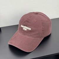 Casquette de baseball vintage en coton sergé à 6 panneaux, avec logo brodé, bord incurvé, réglable, effet délavé, style « Dad Hat », personnalisable OEM, vente en gros