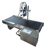Imprimante automatique de bureau Yamatec en ligne Machine d'impression de date d'expiration de paquet de bouteille en plastique de boîte de conserve à jet d'encre avec mini couvercle