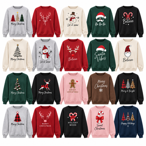 <strong>Women</strong> <strong>Christmas</strong> Graphic <strong>Sweatshirt</strong> Casual Crewneck Long Sleeve Holiday Pullover Tops Oversized Winter Xmas Printed <strong>Sweatshirt</strong> - Product Image 1
