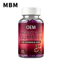 Gummies de Vitamines Naturelles pour la Prise de Poids (Adultes - Femmes & Hommes) - Produit de Santé Fourni par l'Usine