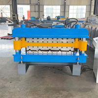 Machine de formage de rouleaux entièrement automatique à double couche pour panneaux de toiture et de mur en acier coloré, offre spéciale