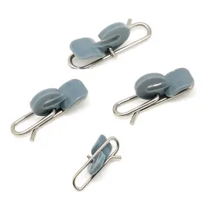 SEA FISHING IMPACT BAIT CLIP perno di ritorno in acciaio inossidabile gancio in plastica gancio veloce decoupler fishing bent bait clips fishing