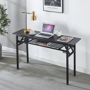 Mesa de Conferencia Plegable de Tablero Artificial, Escritorio Cuadrado Reforzado para Oficina, Reuniones, Capacitación, Disponible en Varios Colores - Product Image 2