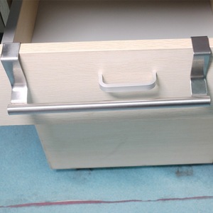 Stainless Steel Single Bar <b>Towel</b> <b>Rack</b> <b>Over</b> The <b>Door</b> Self Adhesive For Kitchen Bathroom Cabinet <b>Door</b> Use - Product Image 2
