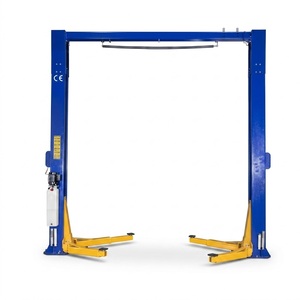 Heavy Duty Two Post Clear Floor <b>Car</b> Lift Hydraulic Overhead Vehicle Hoist 4 Ton Capacity for Professional Tire <b>Inflators</b> - Product Image 1