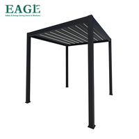 Pergola extérieure motorisée en aluminium avec télécommande électrique