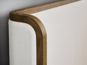 Современная минималистичная мебель для гостиничных спален: кровати-балдахины с каркасом из панелей красного дерева - Product Image 4