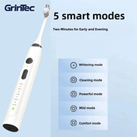 Brosse à dents électrique ultrasonique étanche Brosse à dents sonique rechargeable pour adultes à usage domestique