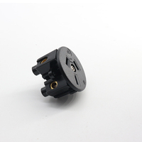 Prise industrielle australienne homologuée SAA 10A 250Vac à connexion rapide, borne à vis ronde, 3 prises, alimentation électrique en nylon